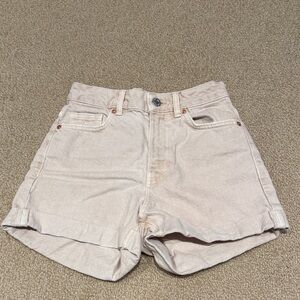 Mango Women's Light Tan Jean Shorts